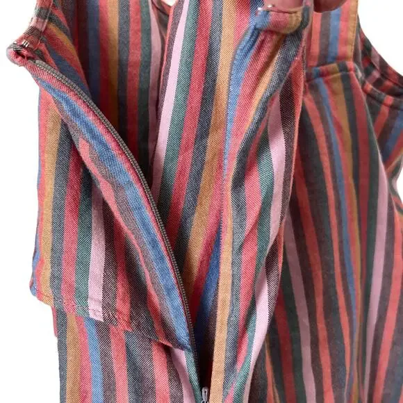 Madewell Tie Dye Multicolored Striped Cami Top Size 4 - Picture 6 of 11